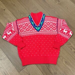 EUC VINTAGE RETRO OBERMEYER‎ 1/4 ZIP SWEATER - Men's Size S
